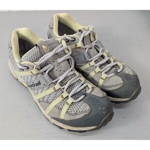 Montrail Mountain Masochist GTX Trail Running Shoes Women's 8.5 Gray Yellow